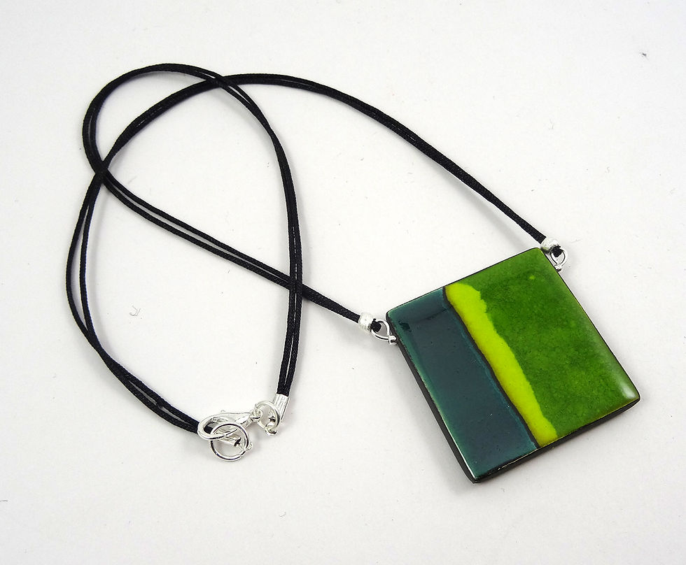 Miniature : collier original femme bijou en céramique artisanat fait main