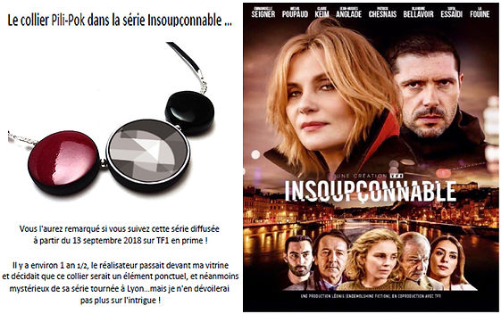 bijoux createur pili-pok serie insoupconnable tf1