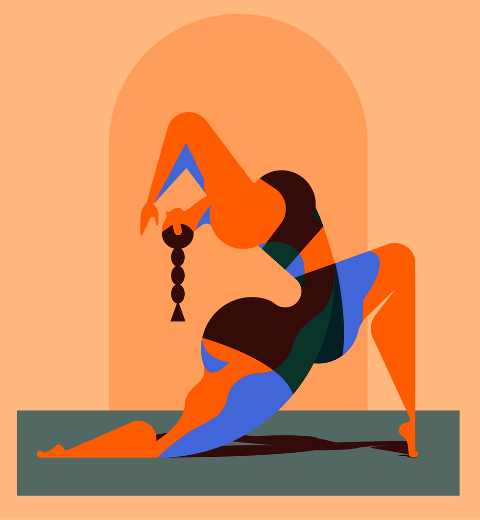 Woman practicing yoga as a mindful approach to dopamine fasting. John Kabat-Zinn. Digital Detox, brain reset