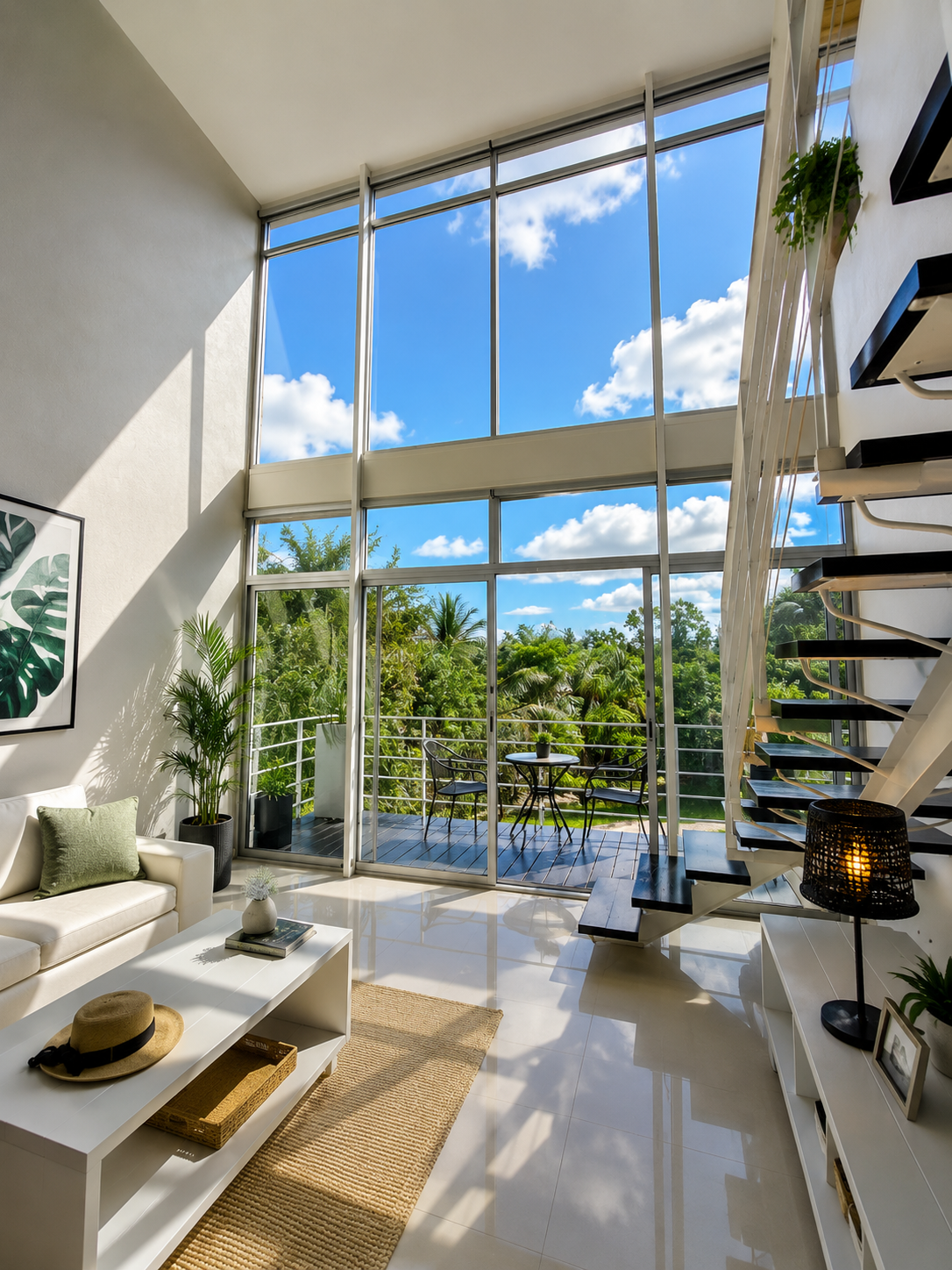 Departamento en renta vista al campo de golf | Azul Playa del Carmen México
