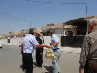 AAS-Iraq Distributed 50 Baskets of Food