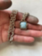 Rustic Framed Necklace