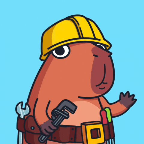 Working Under Construction GIF by Cappys.gif
