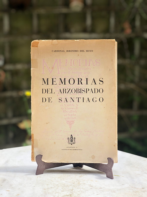 Memorias del Arzobispo de Santiago, 1949, Cardelan Jeronimo del Hoyo