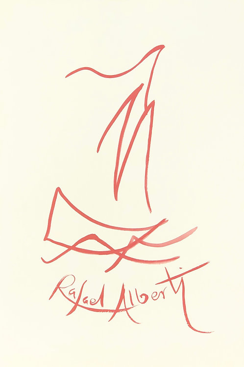 Dibujo Rafael Alberti. Serie Limitada Nº250 de 300