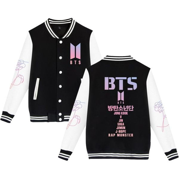 Kpop BTS Love Yourself Her Tear Baseball Jacket