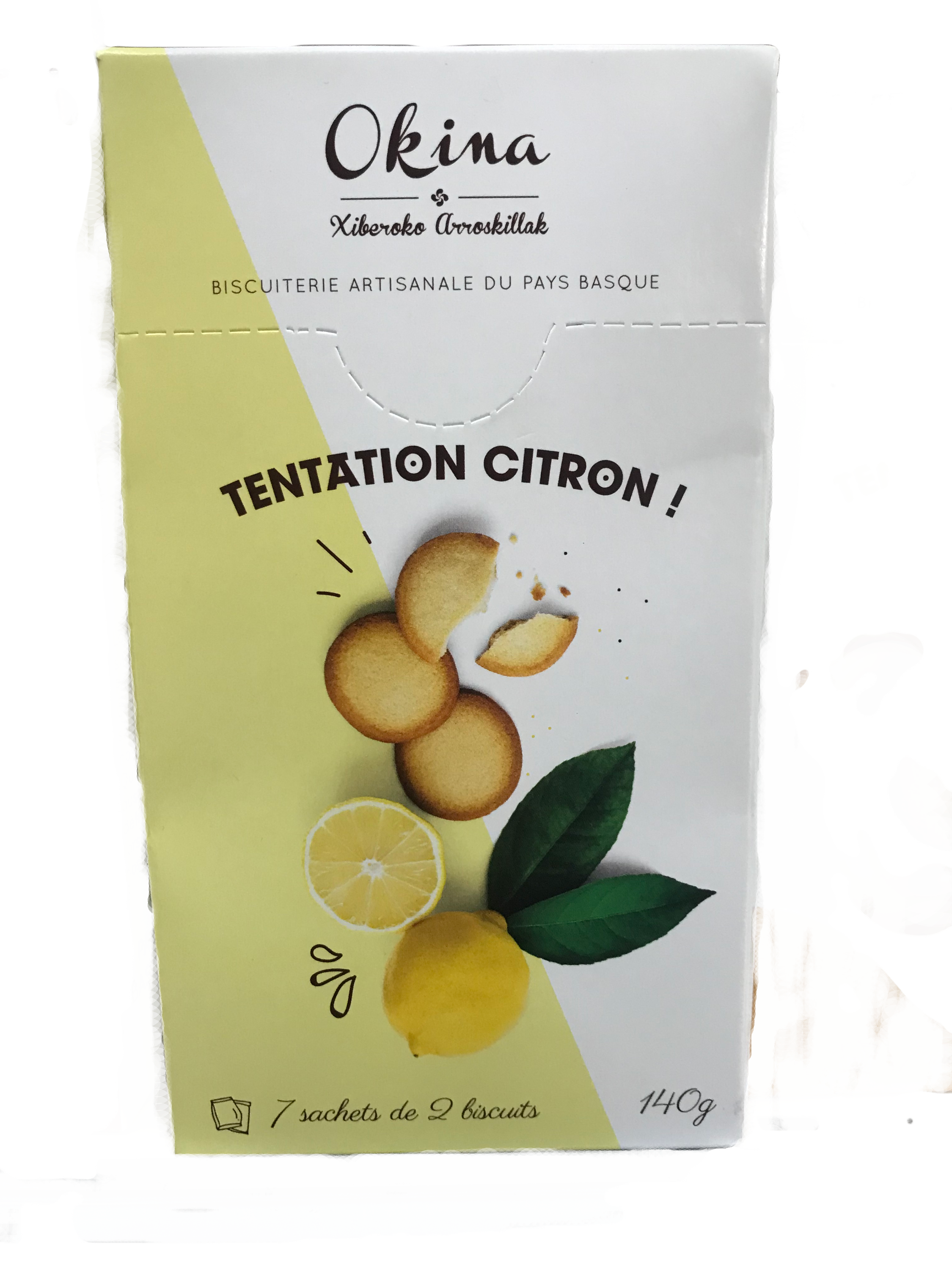 Biscuits Okina Tentation Citron