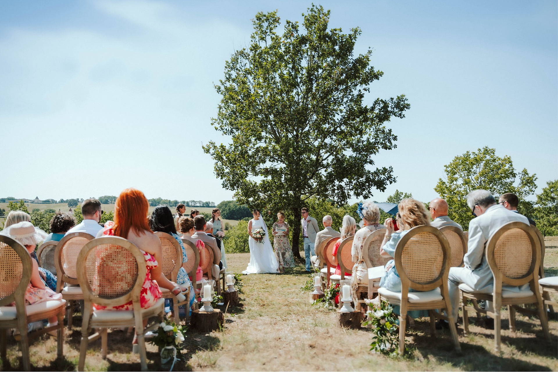Mauroux maison de lunel occitaine france wedding photographer ceremony
