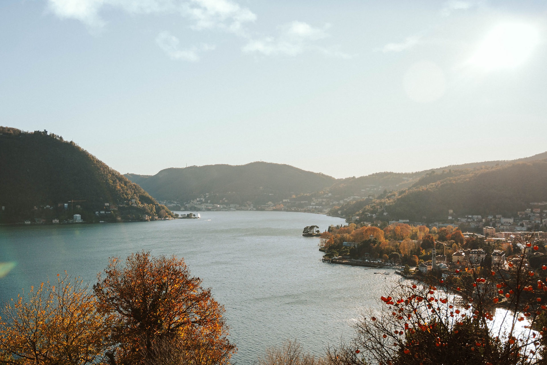 Lake Como Elopement Intimate Winter Wedding view
