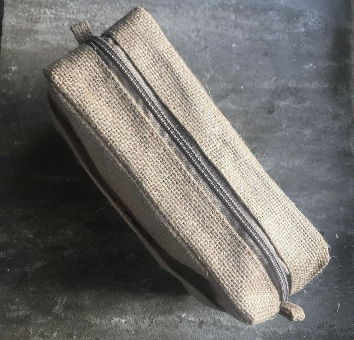 Natural jute wash bag