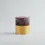 Thumbnail: Figgy Pudding gold dipped pillar candle - St Eval