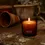 Thumbnail: Bay & rosemary amber glass candle - St Eval