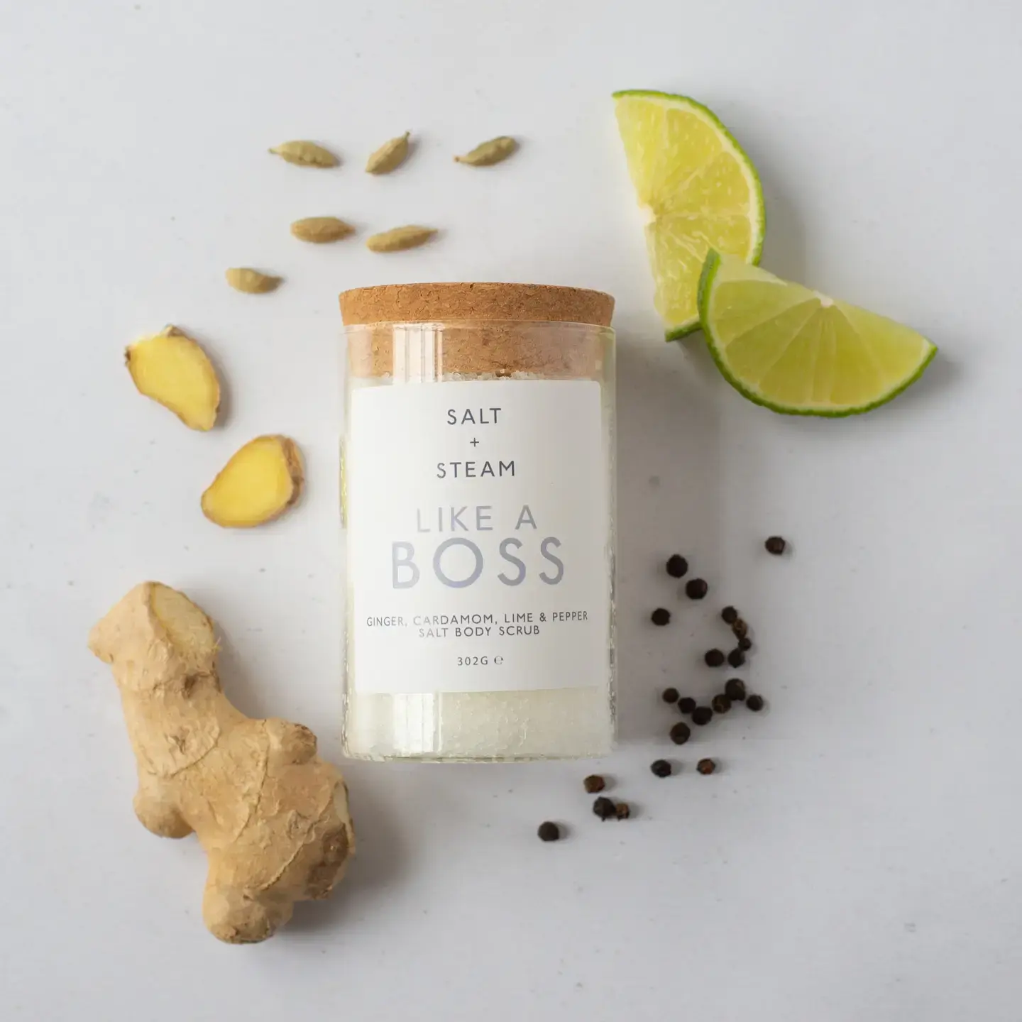 Like a boss body scrub - Salt & Steam