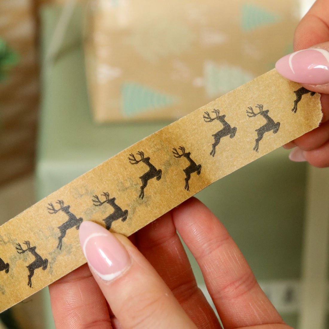 Reindeer paper tape