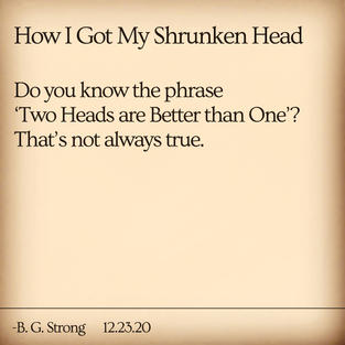 How I Got My Shrunken Head
