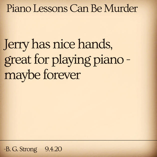 Piano Lessons Can Be Murder