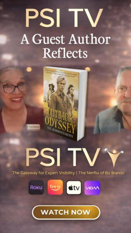 Paul Rushworth-Brown in conversation with Dr Trudy Beerman discussing the human cost of history and Outback Odyssey