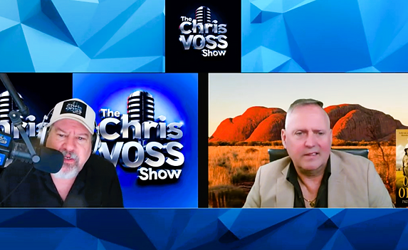 Paul Rushworth-Brown interviewed on The Chris Voss Show about Outback Odyssey and his writing career.