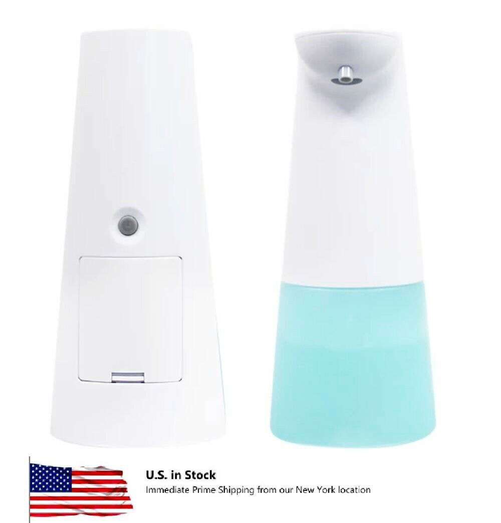 Touchless Soap Foam Dispenser (Hands-Free Automatic Foamer for Kitchen+Bath)
