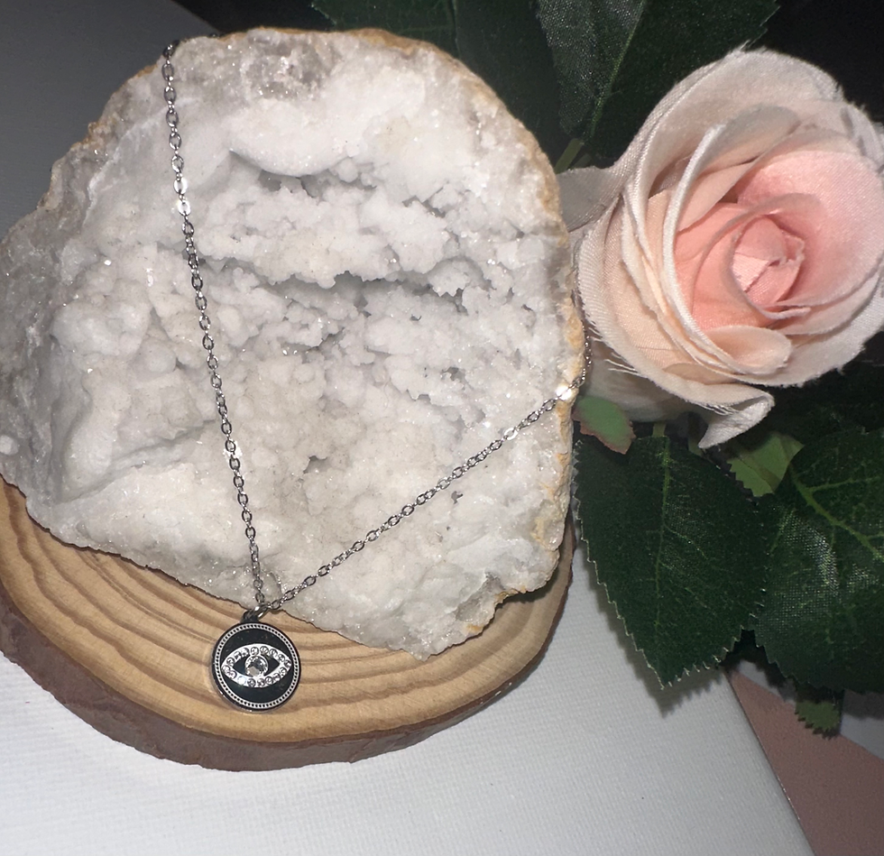 Collier Œil Protecteur Argenté