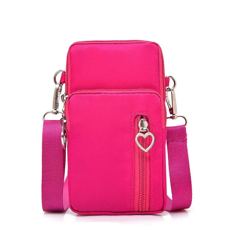 Miniatura: Waterproof Mobile Phone Bag Women's Mini Oxford Crossbody Bag Daily Multi-Layer