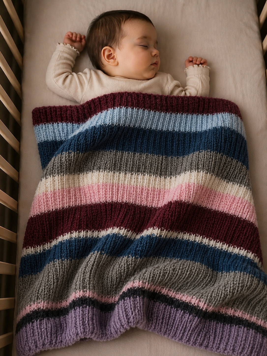Berry Blossom Crochet Blanket