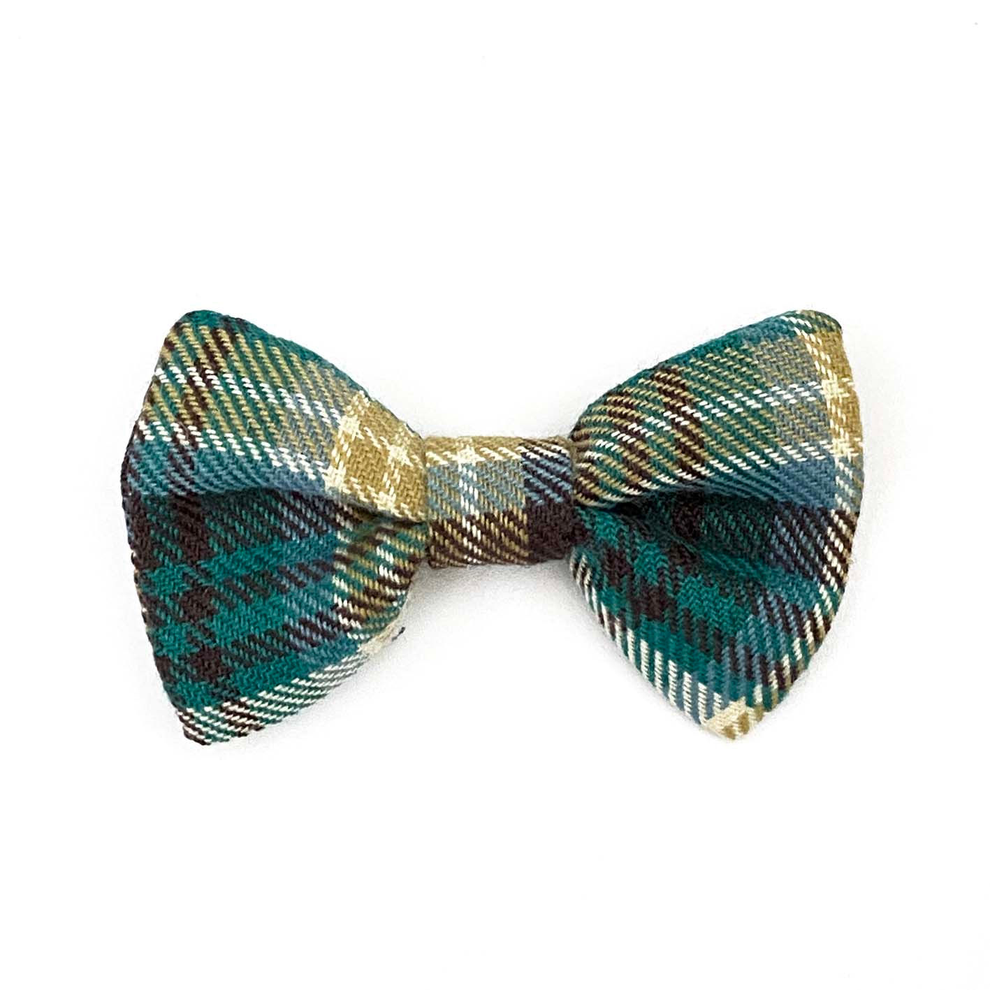 Lazo tartán turquesa