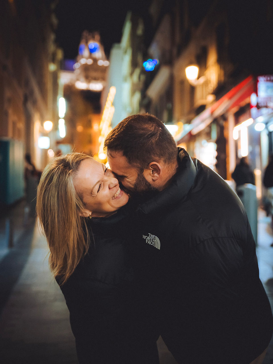 Sesi贸n de pareja en Madrid por Navidad