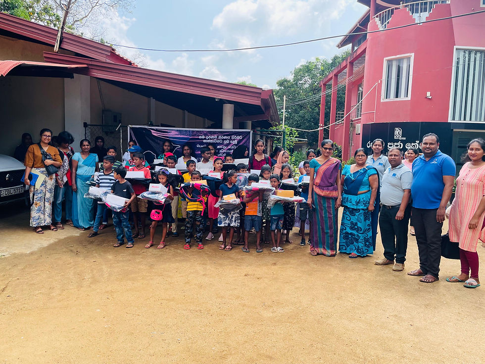 Providing schoolbooks and supplies to support children