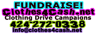Clothes4Cash.net Clothing Drive Fundraising