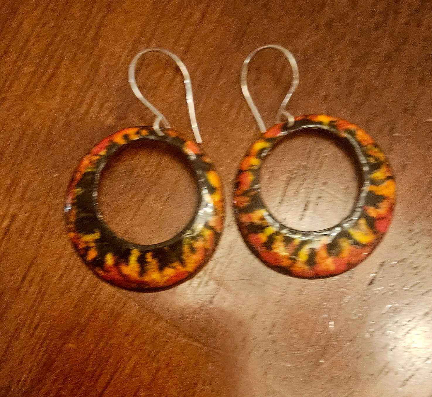 Spooky Flame Earrings