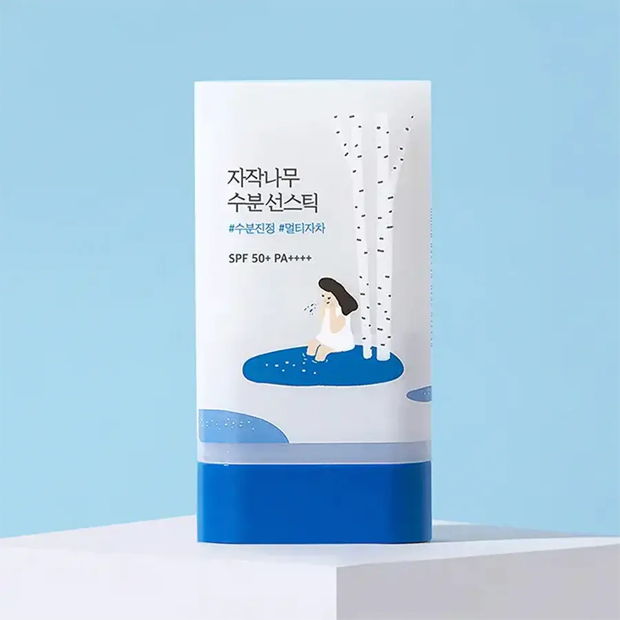 Birch Moisturizing Sun Stick SPF 50+ PA++++ Round Lab | Protector Solar de barra