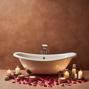 Romantic Bath Setup