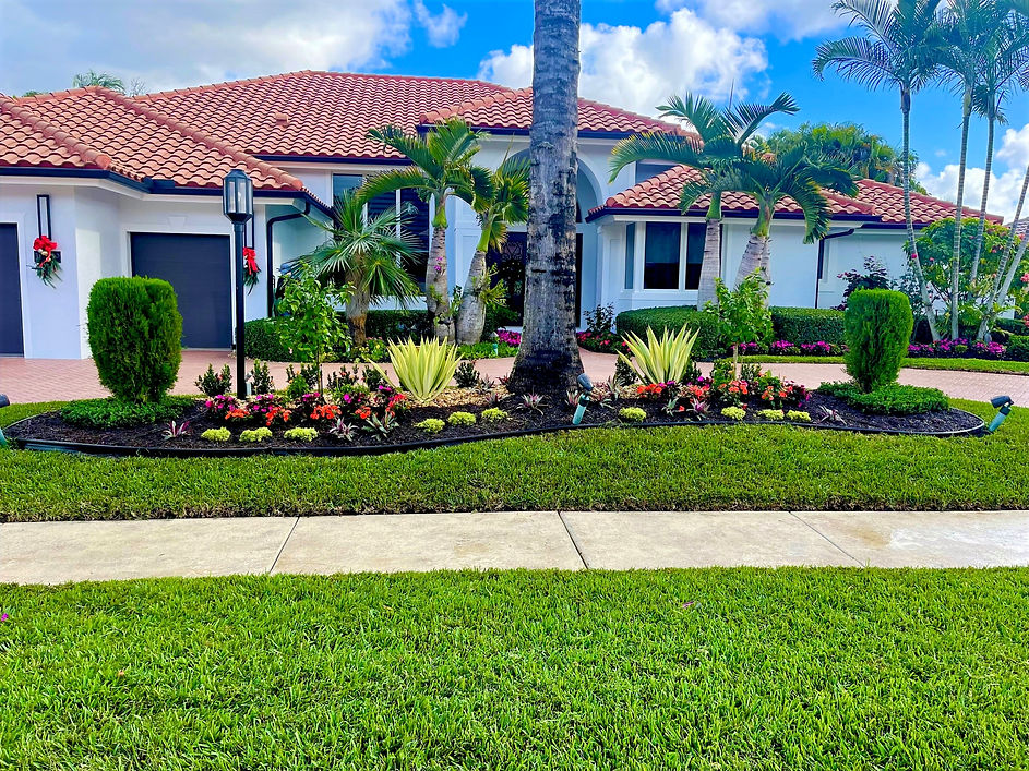 A beautiful Scenery of lanscaping.