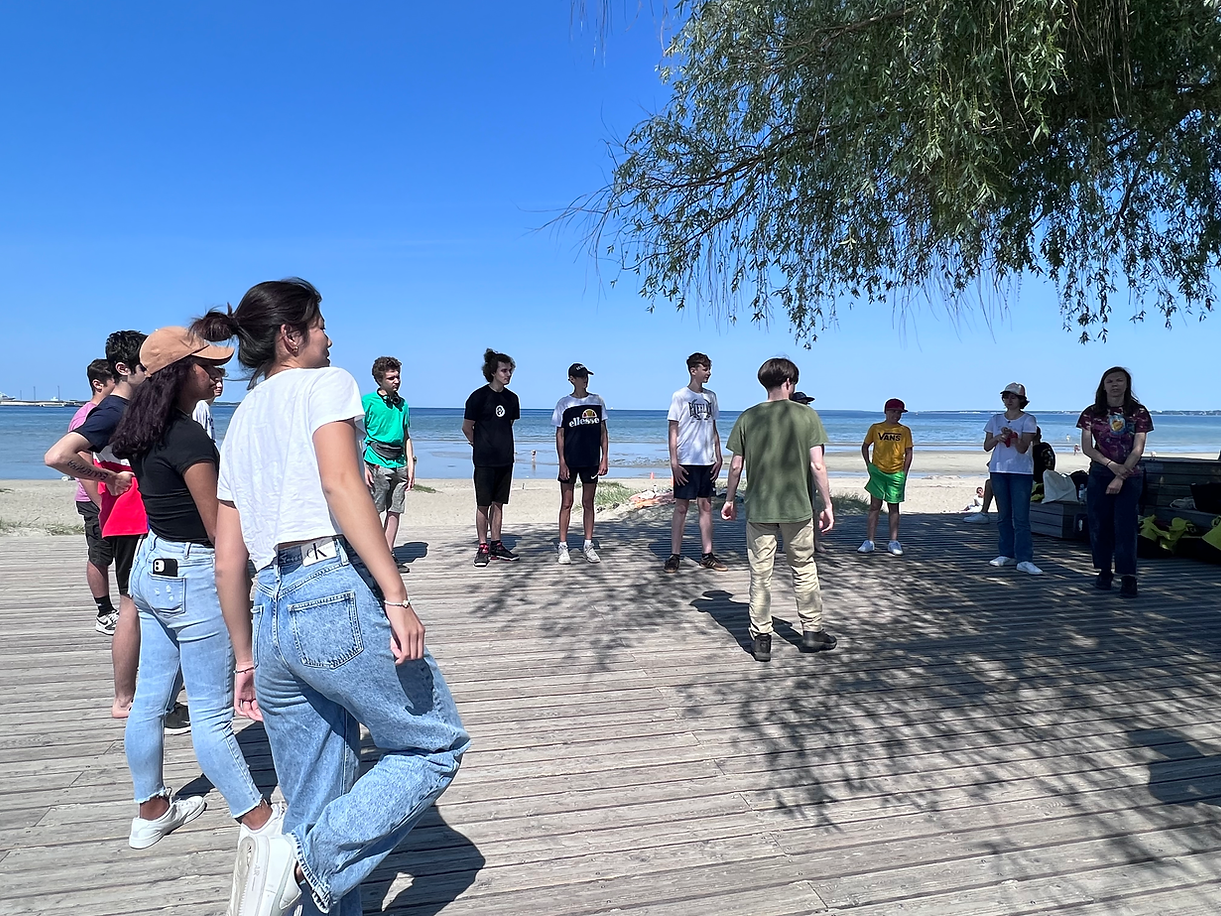 愛莎莉亞, 義教, 戶外學習, 沙灘
