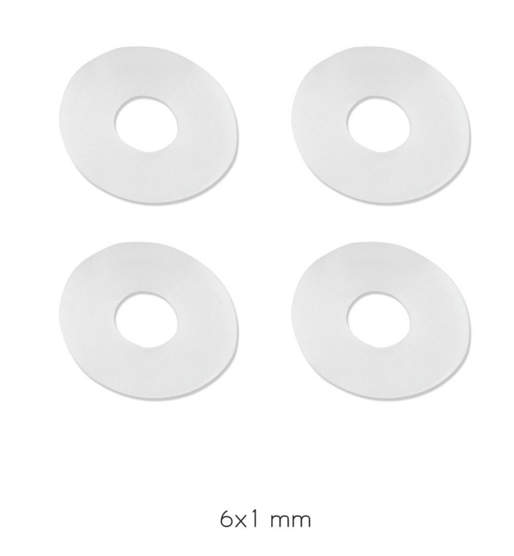 MVD Washers 6mm X 1mm for Roller DIY (X4)
