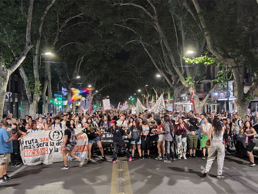 Protestas contra la megaminería: la policía provincial reprimió y detuvo manifestantes en la Capital y Godoy Cruz