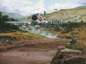 "Spad to the Rescue!" -- my Vietnam War USAF A-1J Skyraider "Spad" CAS Bird
