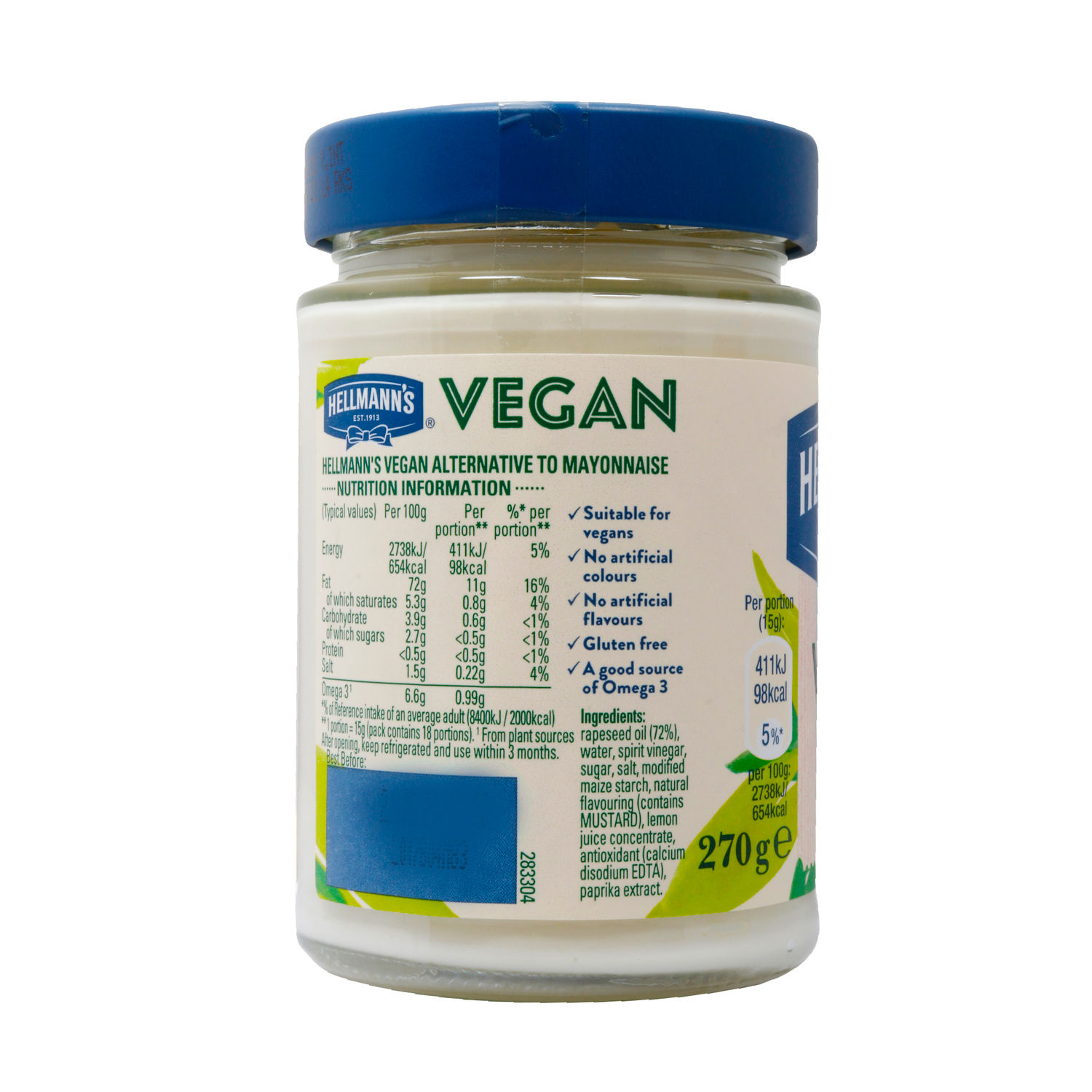Hellmann's Vegan Mayonnaise - 270G