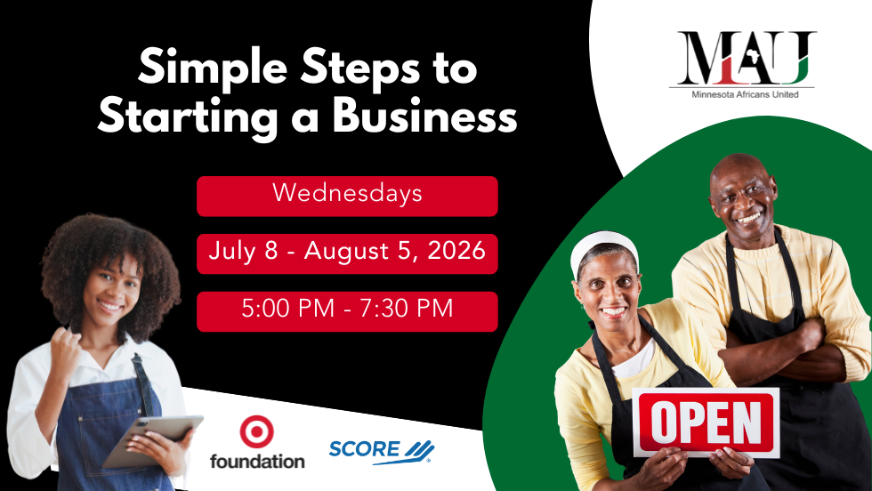 Simple Steps to Starting a Business - Summer 2026 Series