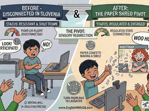 I was "Mad" too. How tearing paper saved a lesson from 4,000 miles away. 🇸🇮✈️🇺🇸