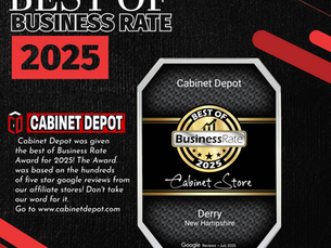 Cabinet Depot Wins Best of Business Rate 2025 for Cabinet Sales