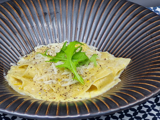 Blecs mit Bergamottensauce