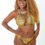 Miniatura: Conjunto Top Suplex Frente única com tiras frontais e Calcinha Borboleta
