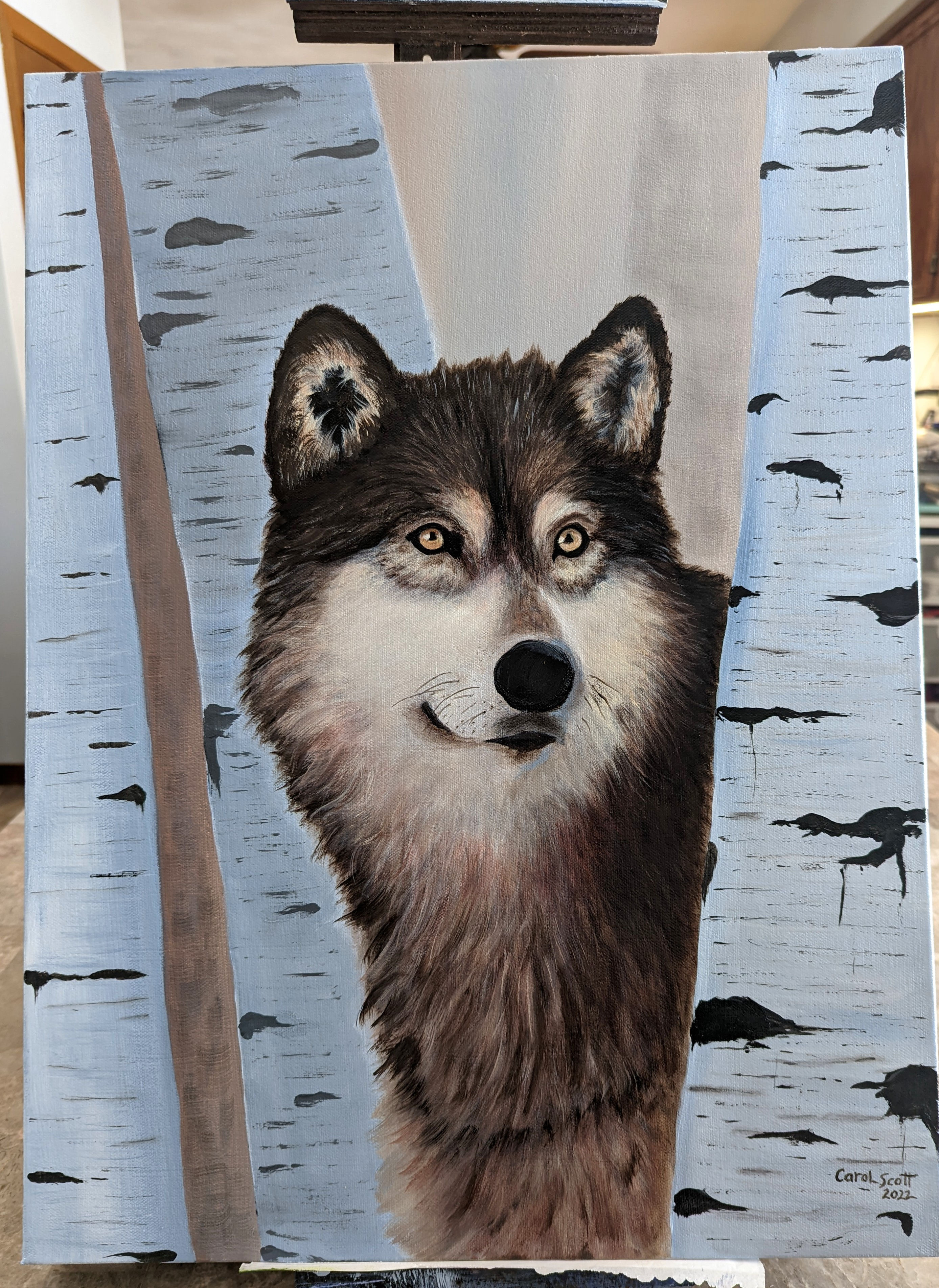 "Wolfs View"  -  sold