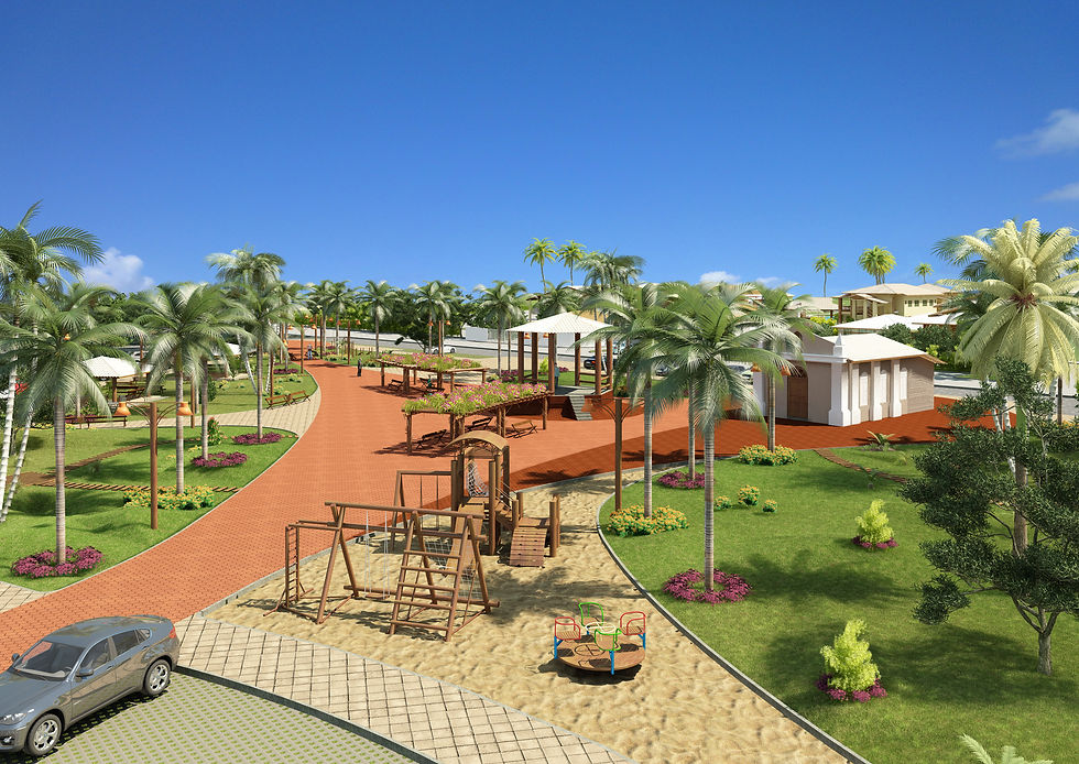 Praça no Litoral Norte - BA