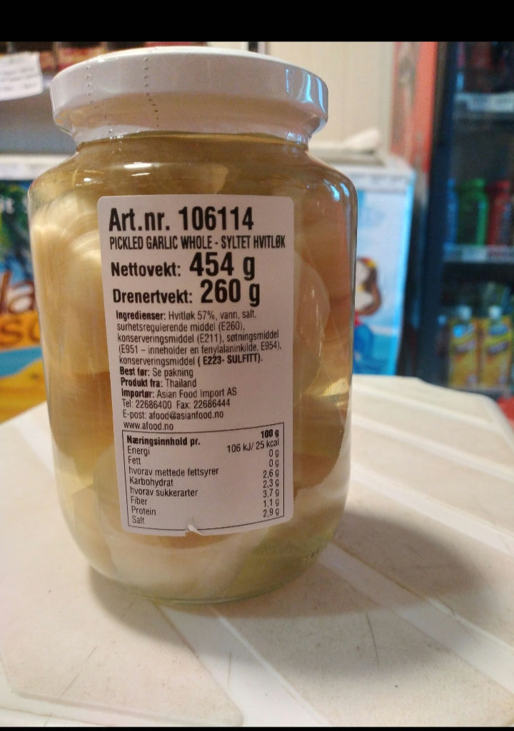 Thumbnail: Pickled Garlic Whole 454g
