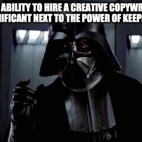 Writing Wisdom From Darth Vader