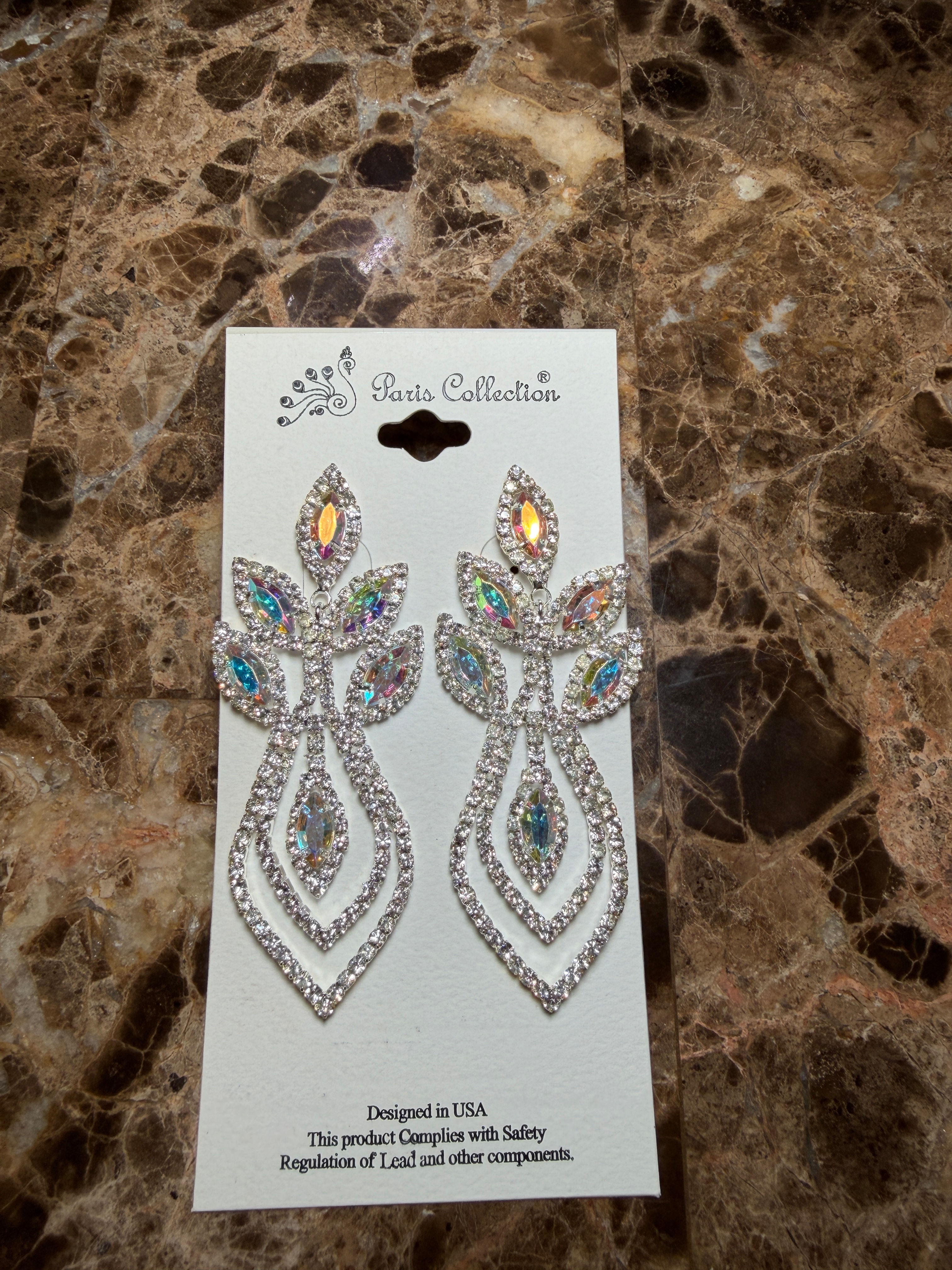 Paris collection Iridiscent earrings 