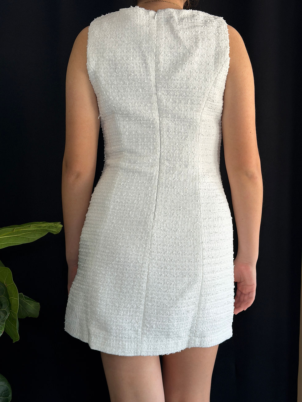 Thumbnail: Mable white bow dress